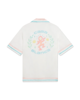 Dance Joy Short Sleeve Silk Shirt