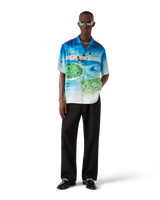 Beyond Destiny Short Sleeve Silk Shirt