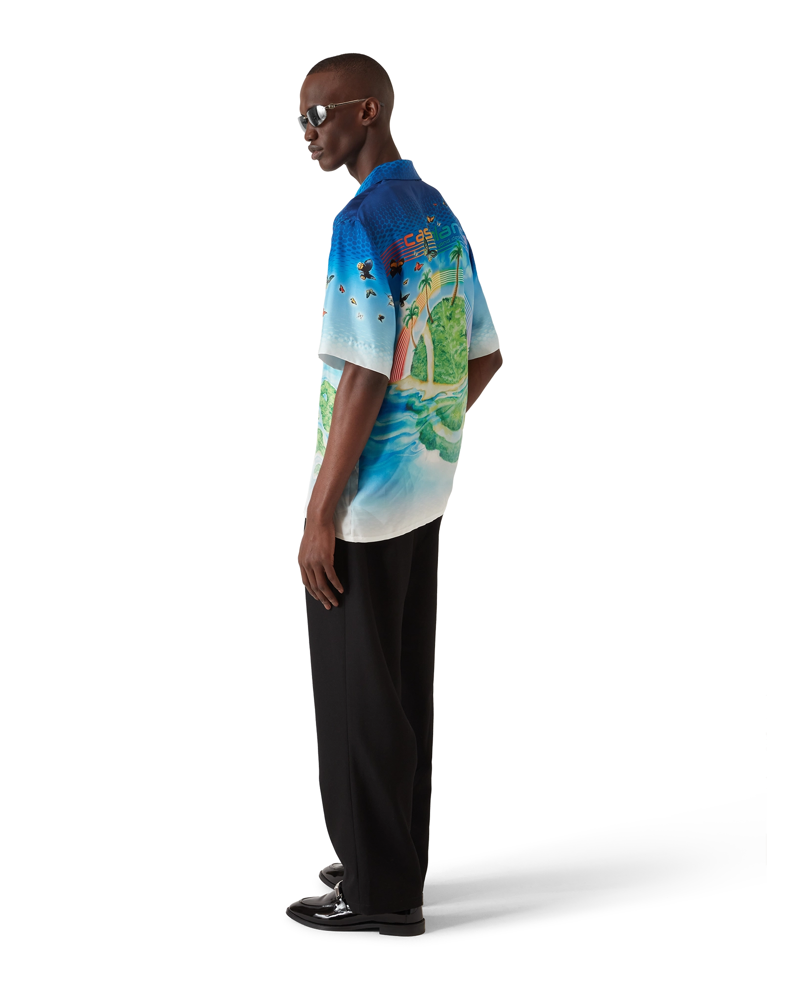 Beyond Destiny Short Sleeve Silk Shirt