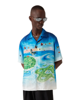 Beyond Destiny Short Sleeve Silk Shirt