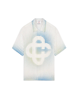 Dots Short Sleeve Silk Shirt