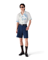 Dots Short Sleeve Silk Shirt