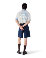 Dots Short Sleeve Silk Shirt