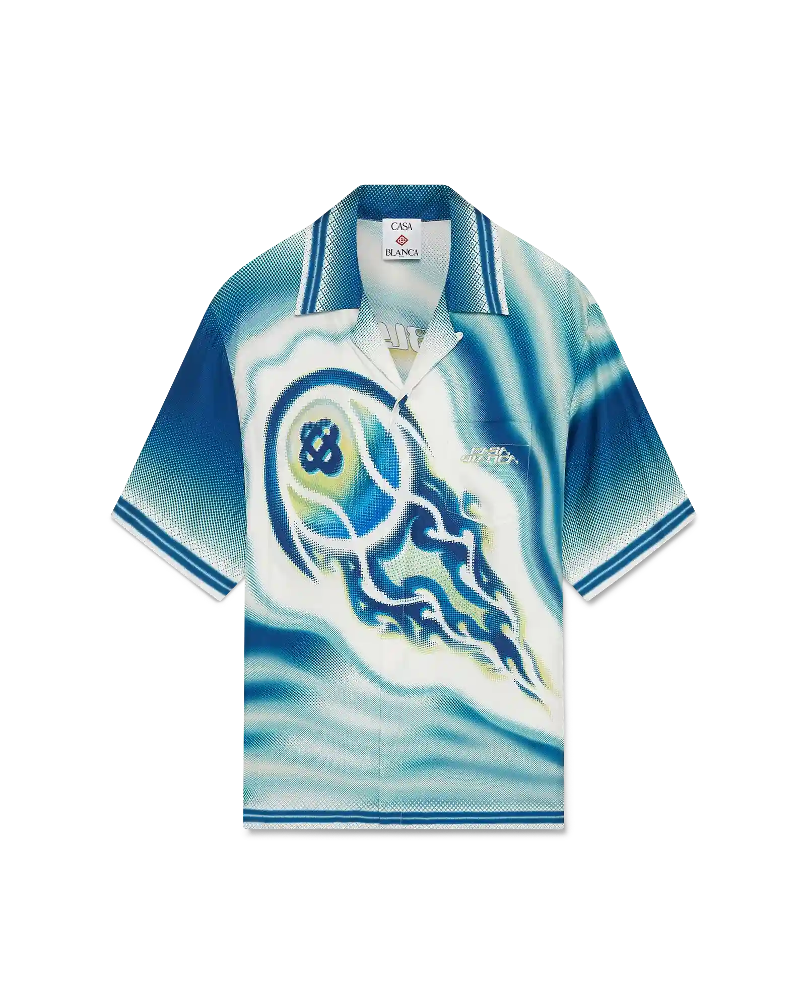 The Art Of The Serve Short Sleeve Silk Shirt