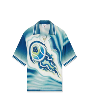 The Art Of The Serve Short Sleeve Silk Shirt