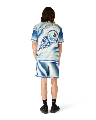 The Art Of The Serve Short Sleeve Silk Shirt