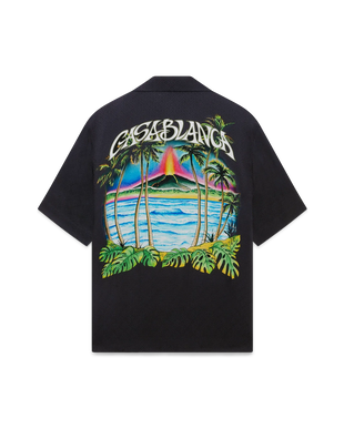 Volcano Short Sleeve Jacquard Shirt