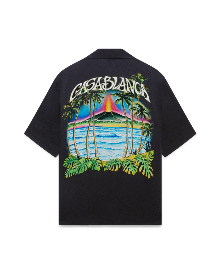 Volcano Short Sleeve Jacquard Shirt