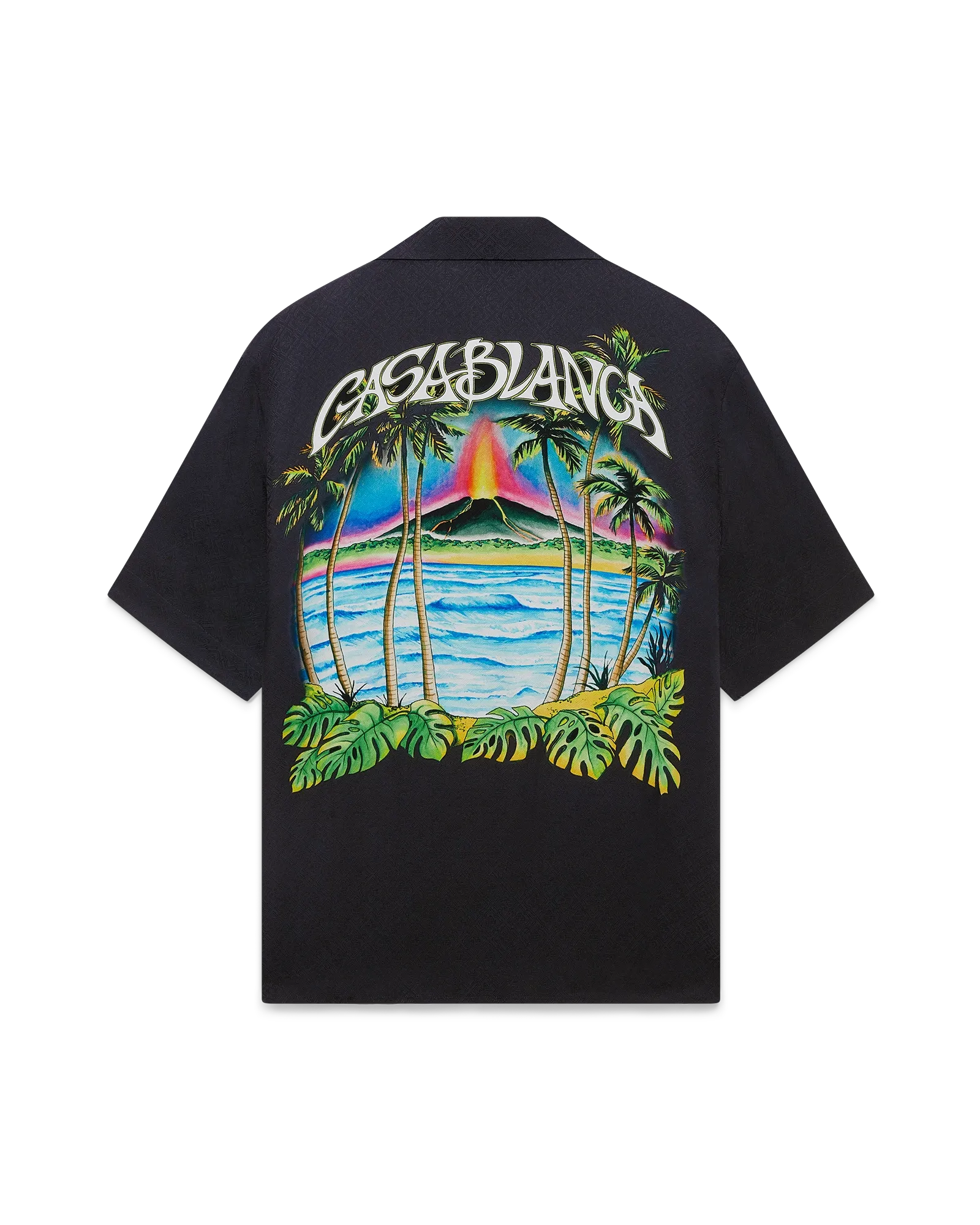 Volcano Short Sleeve Jacquard Classic Shirt – Casablanca