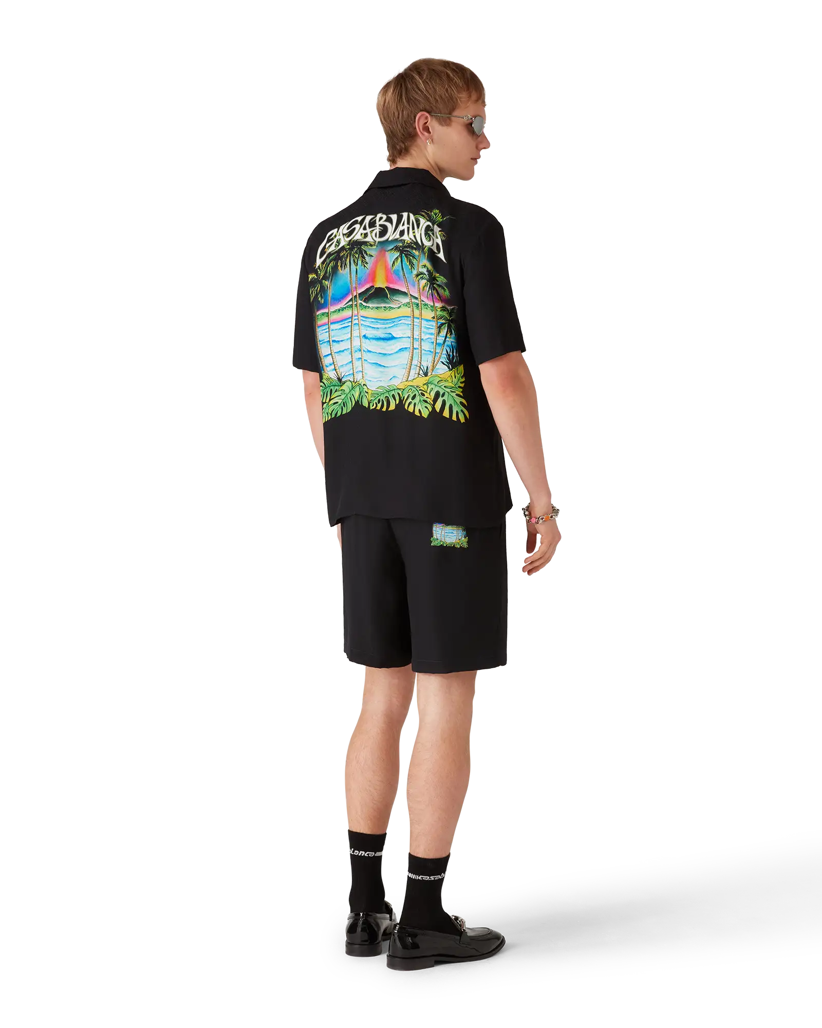 Volcano Short Sleeve Jacquard Shirt