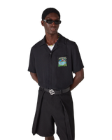 Volcano Short Sleeve Jacquard Shirt