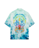 Surf Lotus Short Sleeve Silk Shirt