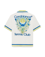 Tennis Club Short Sleeve Silk Shirt