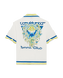Tennis Club Short Sleeve Silk Shirt