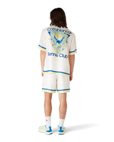 Tennis Club Short Sleeve Silk Shirt