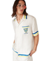 Tennis Club Short Sleeve Silk Shirt
