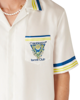 Tennis Club Short Sleeve Silk Shirt