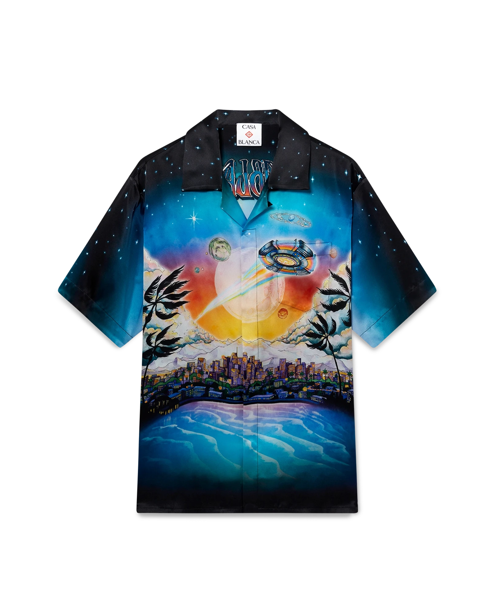 La Prémonition Short Sleeve Silk Shirt