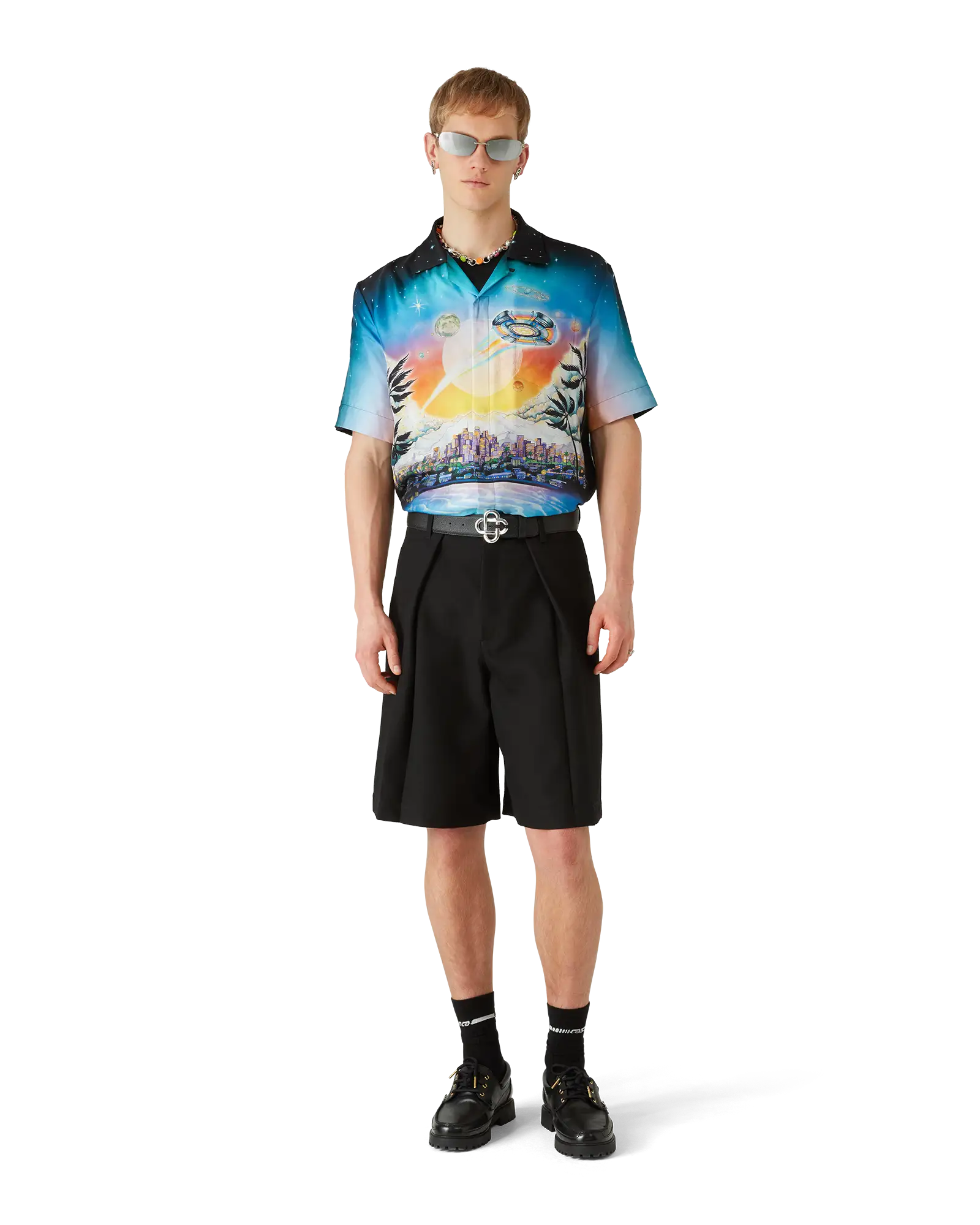 La Prémonition Short Sleeve Silk Shirt