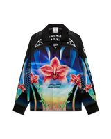 Orchid Racer Long Sleeve Silk Shirt