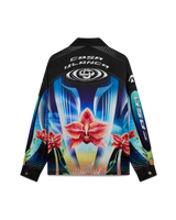 Orchid Racer Long Sleeve Silk Shirt
