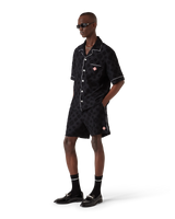 Towelling Monogram Short Sleeve Shirt