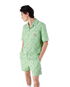 Towelling Monogram Short Sleeve Shirt