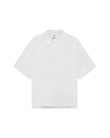 White Monogram Short Sleeve Shirt