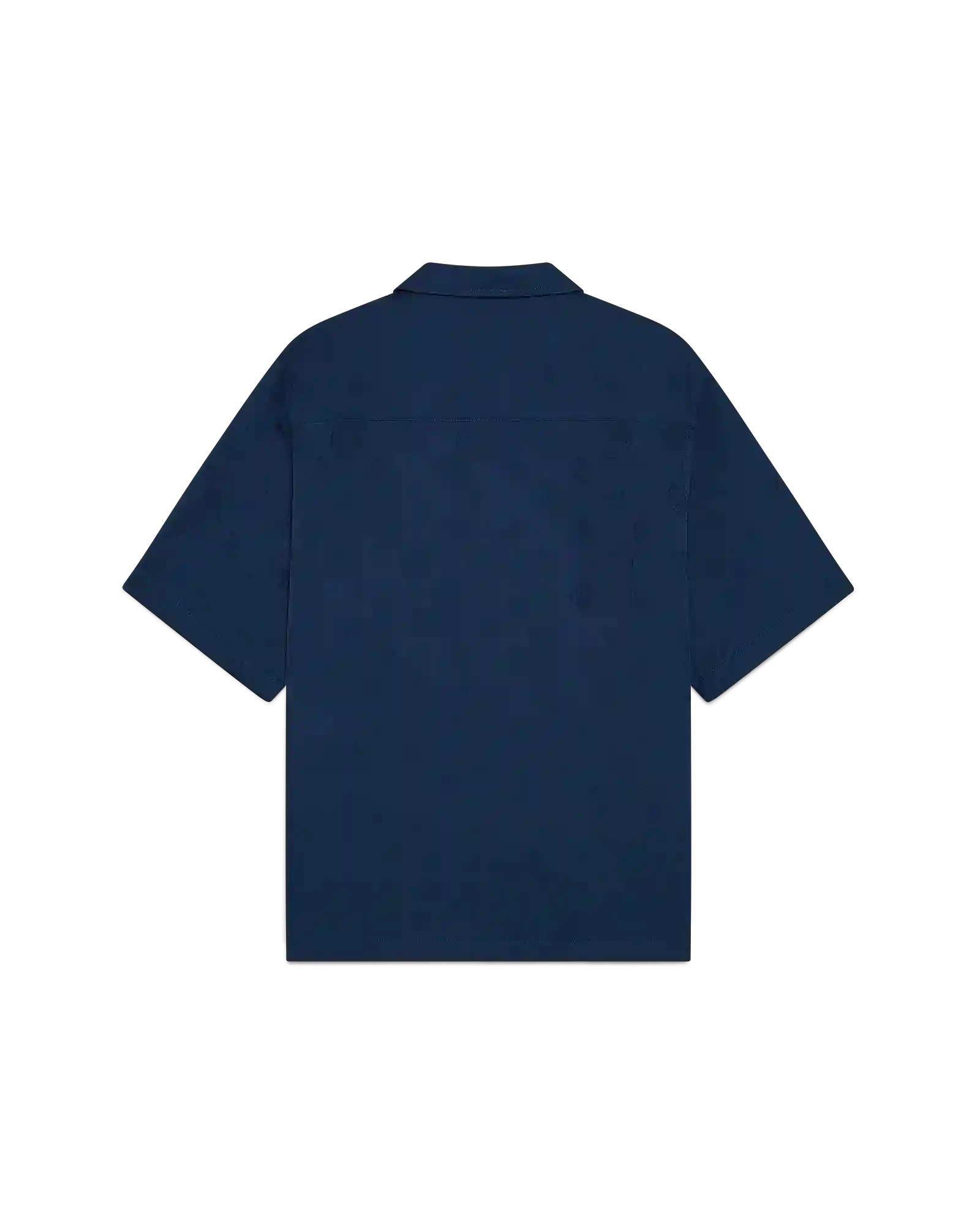 Navy Monogram Short Sleeve Shirt