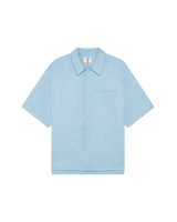 Light Blue Monogram Short Sleeve Shirt