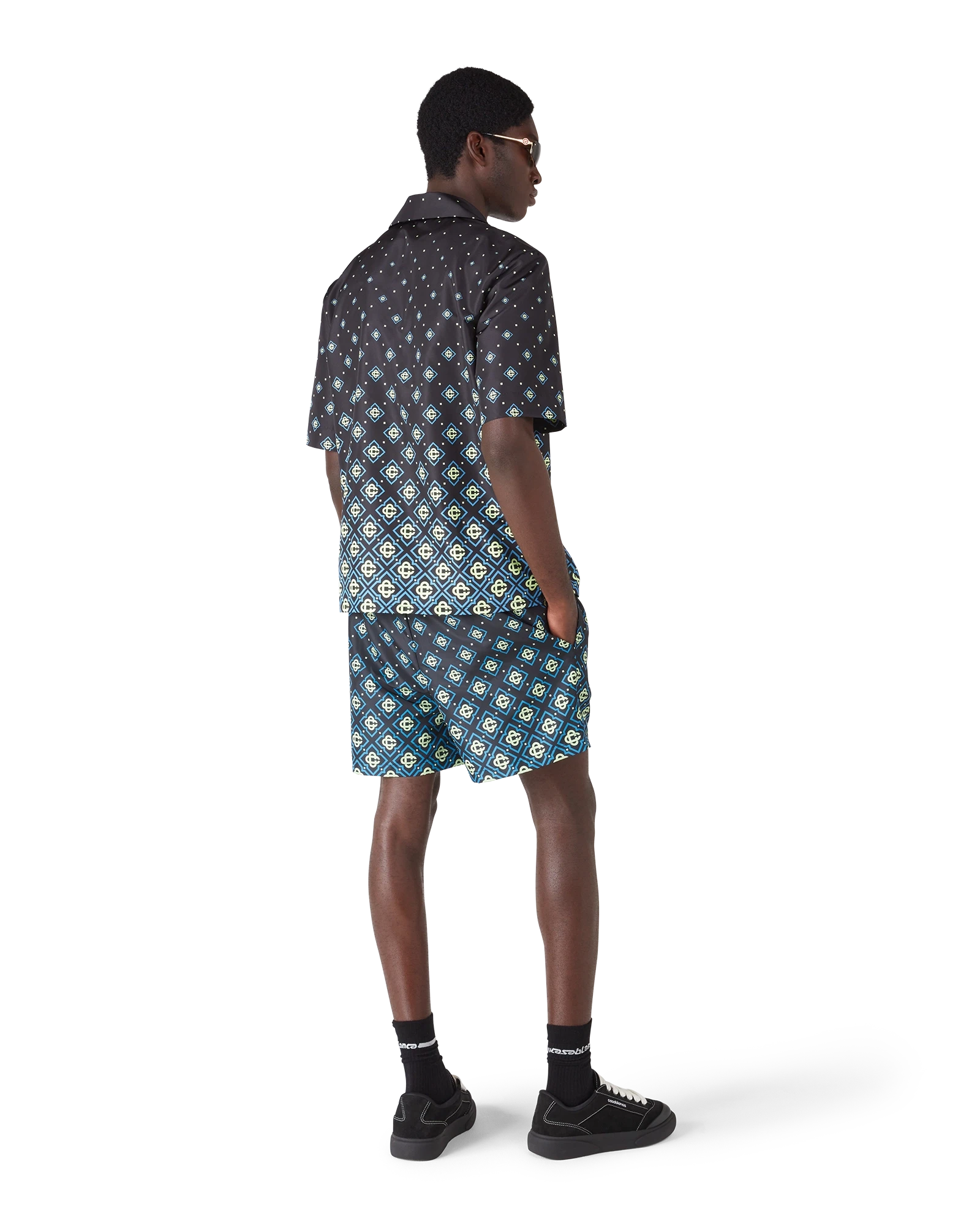 Degrade Monogram Short Sleeve Swimwear