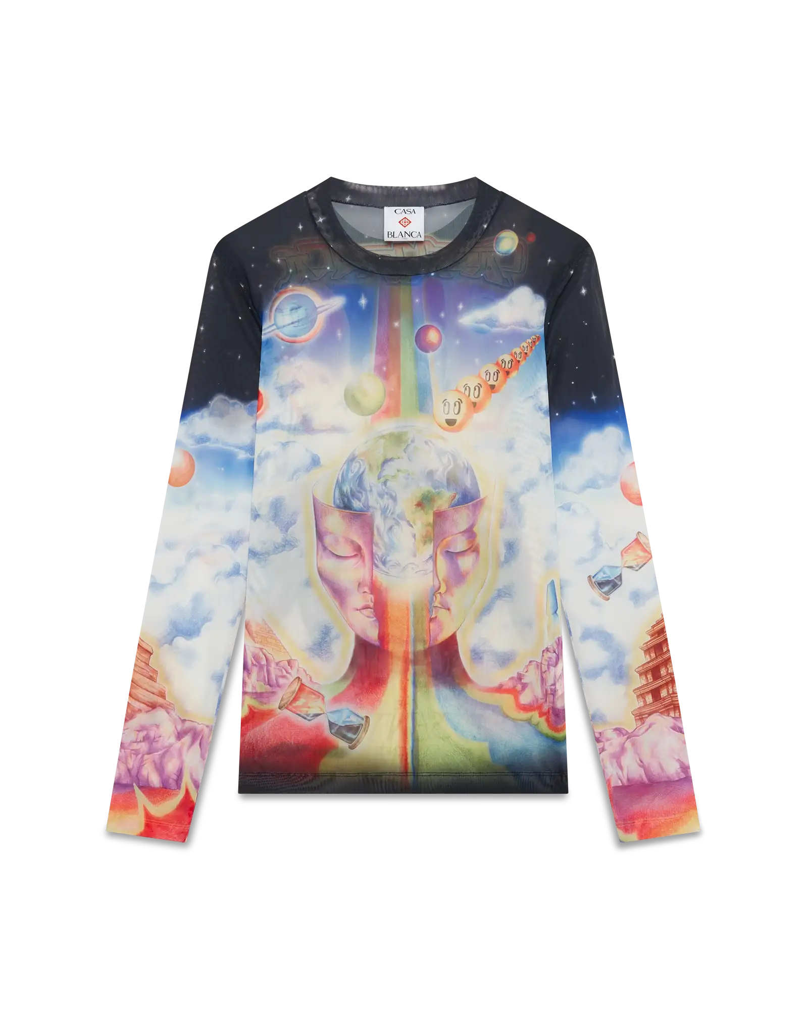 The Essential Experience Long Sleeve Mesh Top