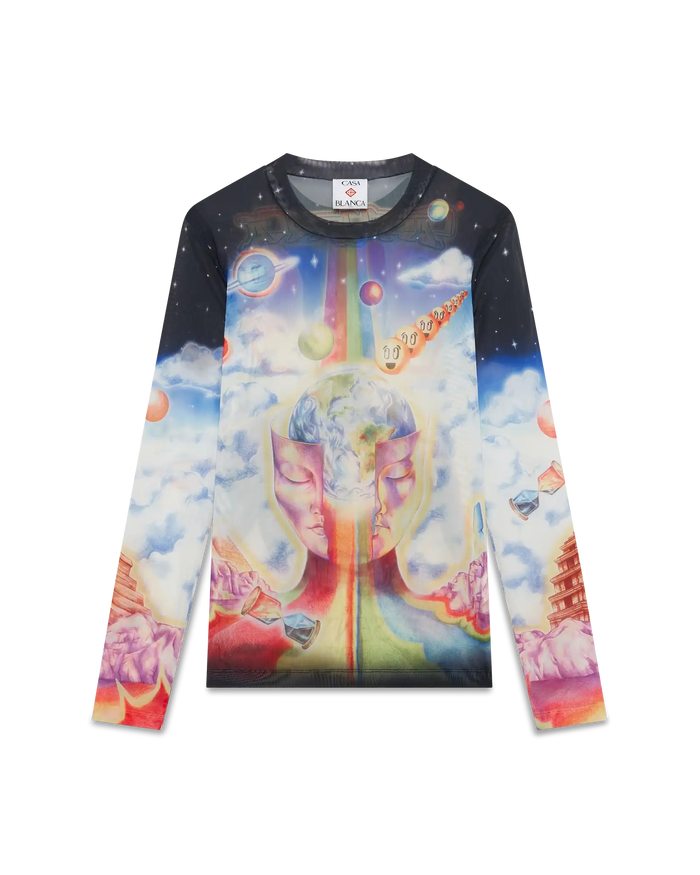 The Essential Experience Long Sleeve Mesh Top