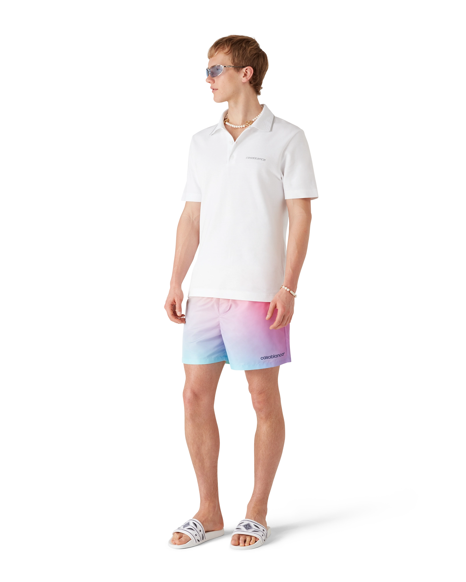 Gradient Printed Swim Shorts