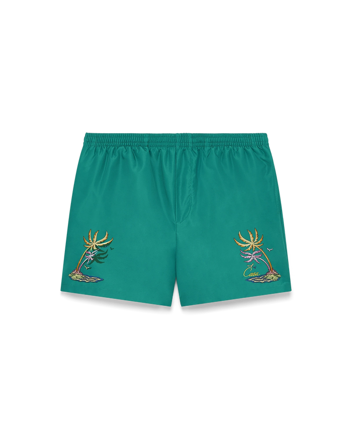 Short de bain Casa brodé