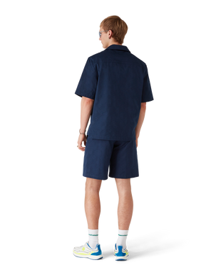 Navy Monogram Shorts