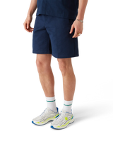 Navy Monogram Shorts