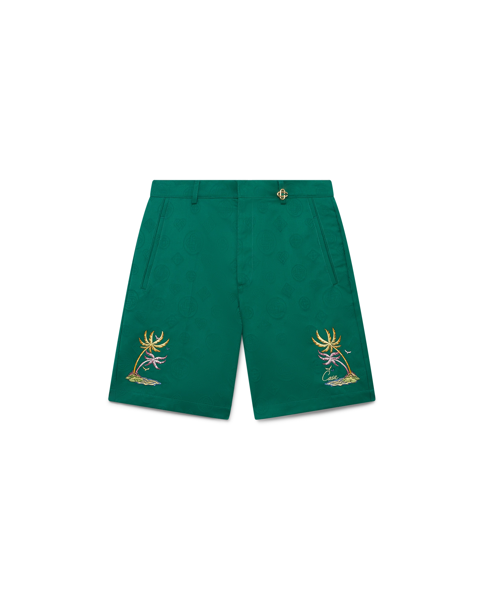 Jacquard Diamond Monogram Shorts