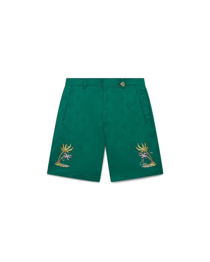 Jacquard Diamond Monogram Shorts