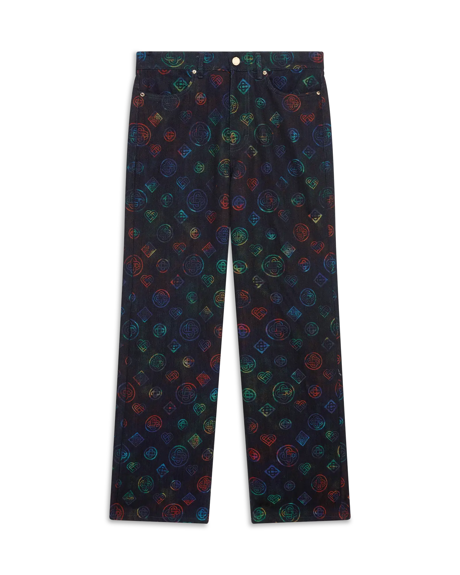 Heatmap Monogram Denim Jeans