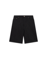 Laser Monogram Denim Shorts