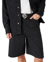 Laser Monogram Denim Shorts