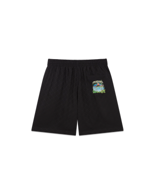 Volcano Jacquard Silk Shorts