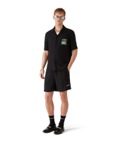 Volcano Jacquard Silk Shorts