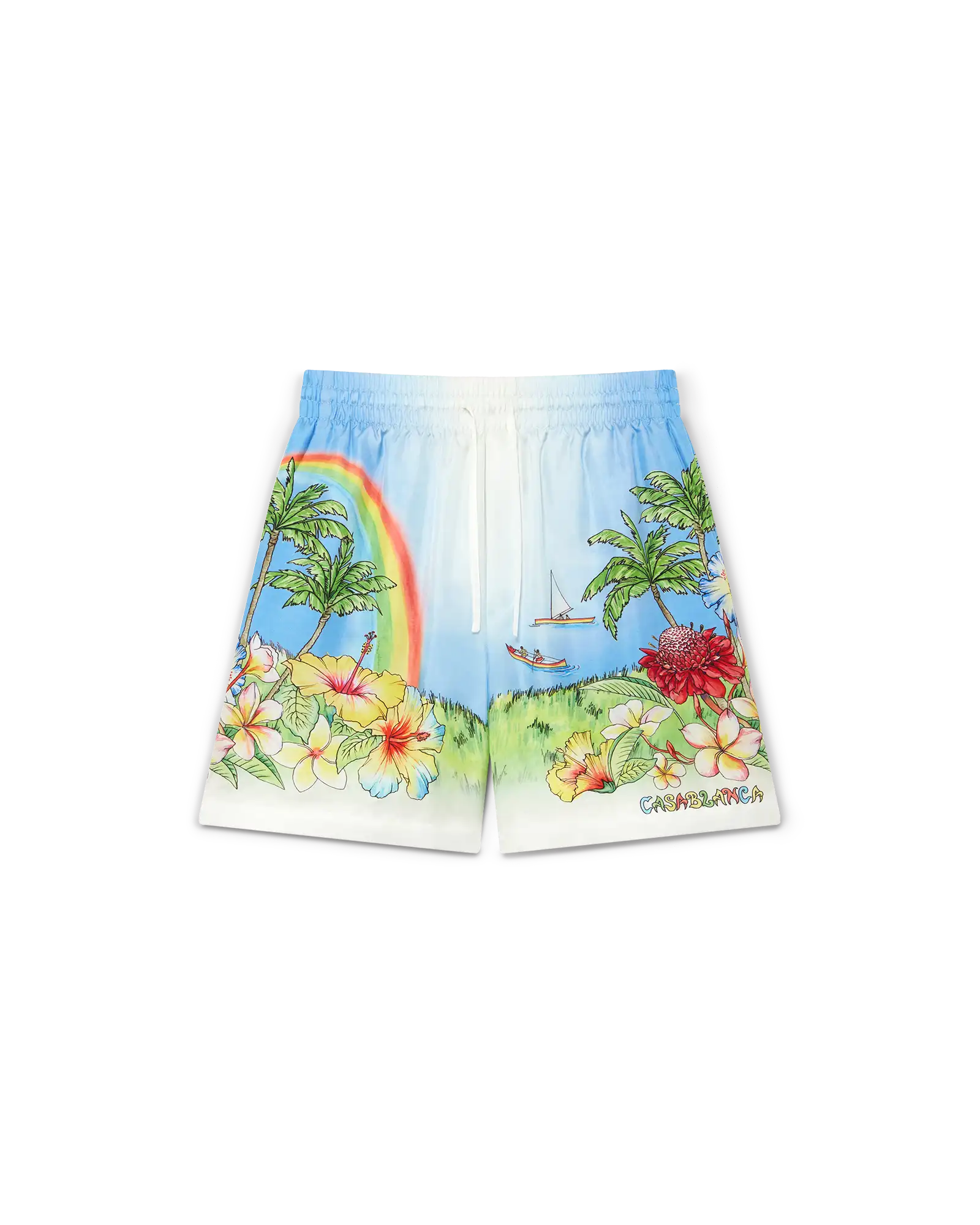 Aloha Silk Shorts