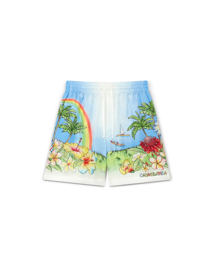 Aloha Silk Shorts