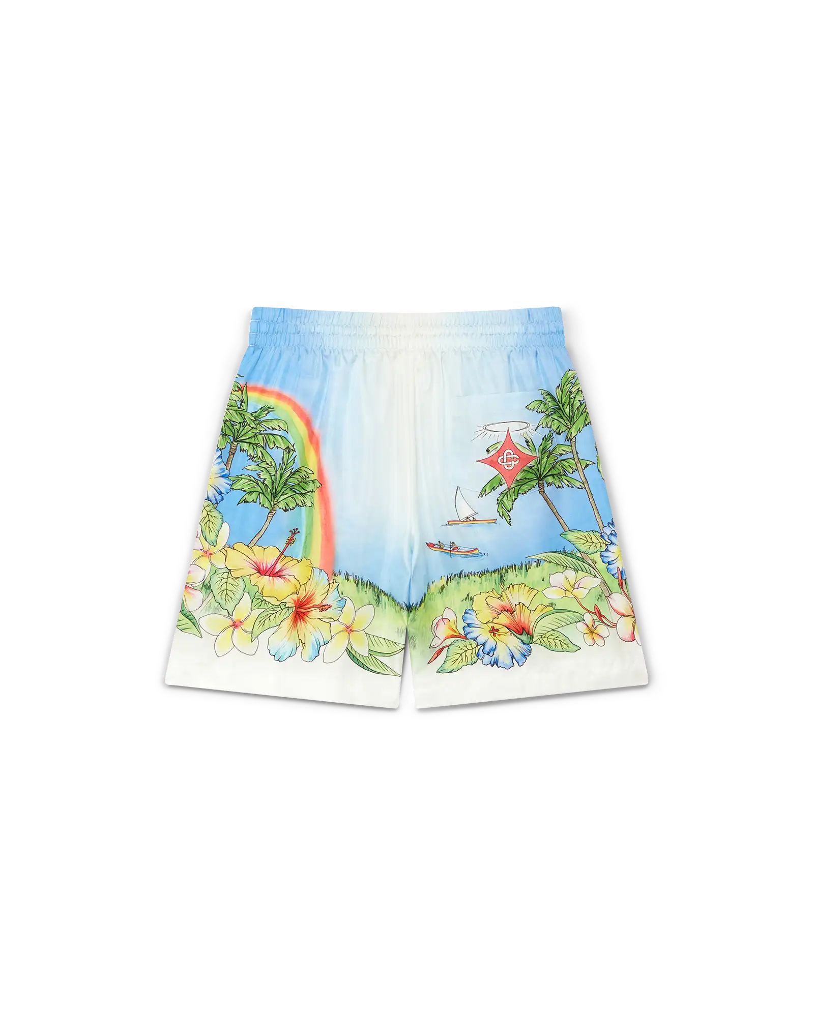 Aloha Silk Shorts