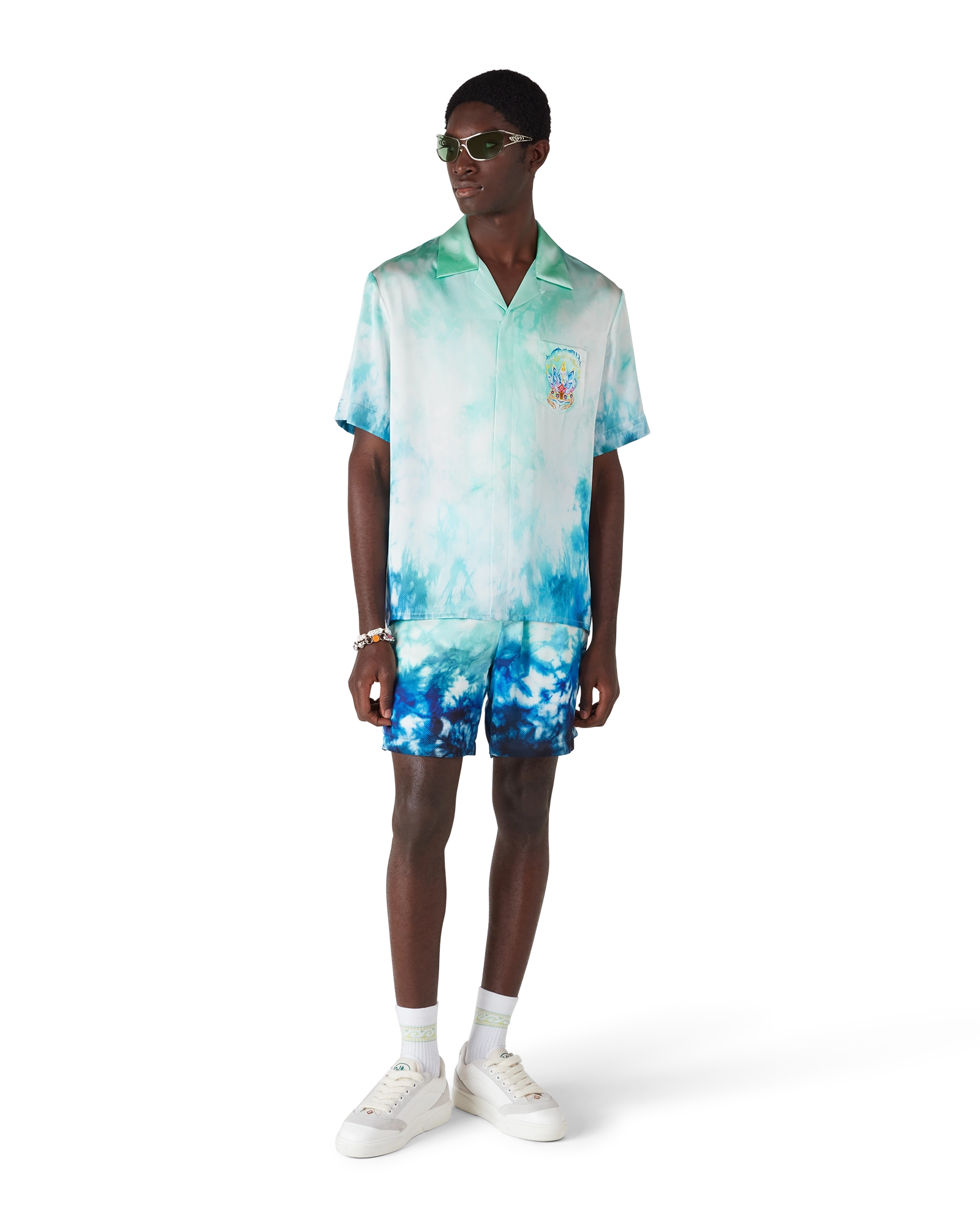 Surf Lotus Silk Shorts