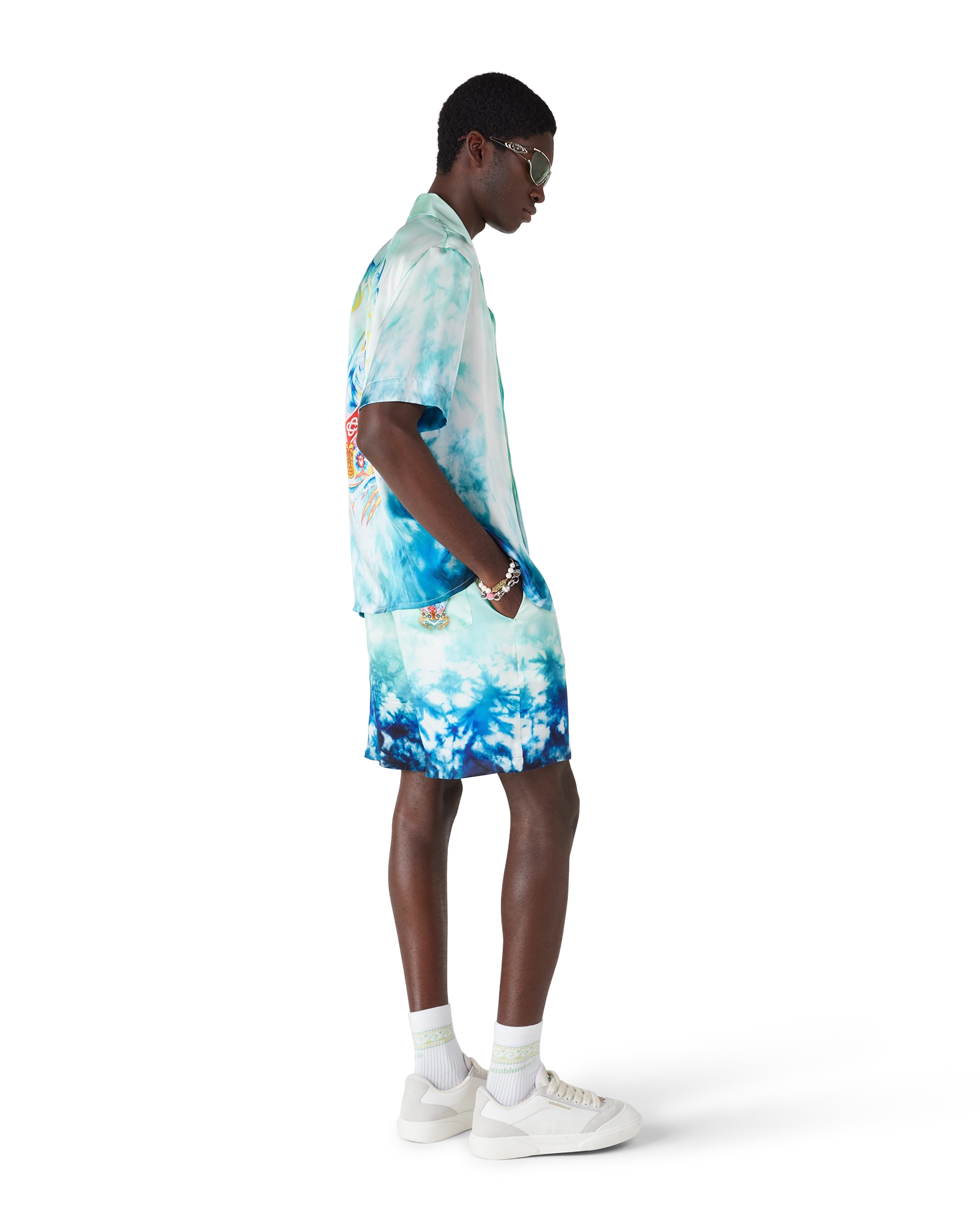 Surf Lotus Silk Shorts
