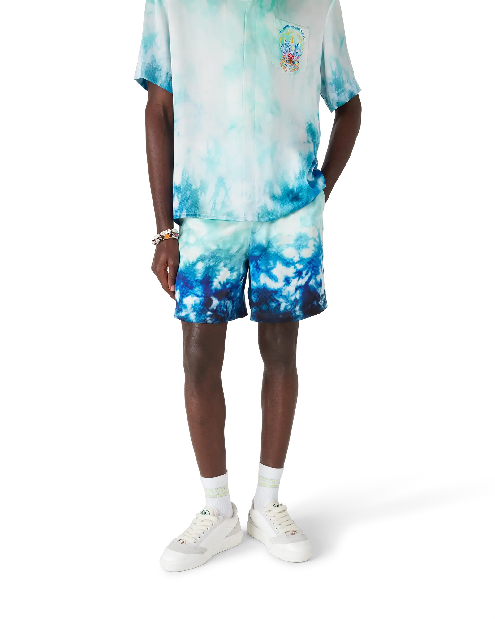 Surf Lotus Silk Shorts